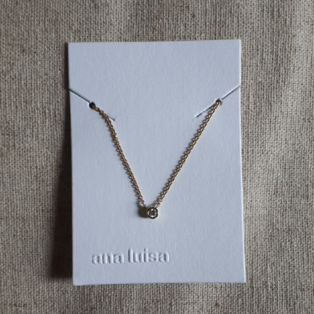 Ana Luisa Gold Plated Diamond Necklace